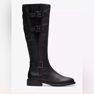 Women’s knee high Clark boots